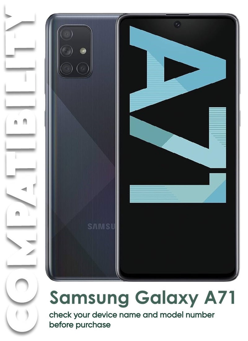 ACLIX 2 Pieces Antistatic ESD Dustproof Premium Quality High Definition Tempered Glass Screen Protector Designed For Samsung Galaxy A71 - Image 3