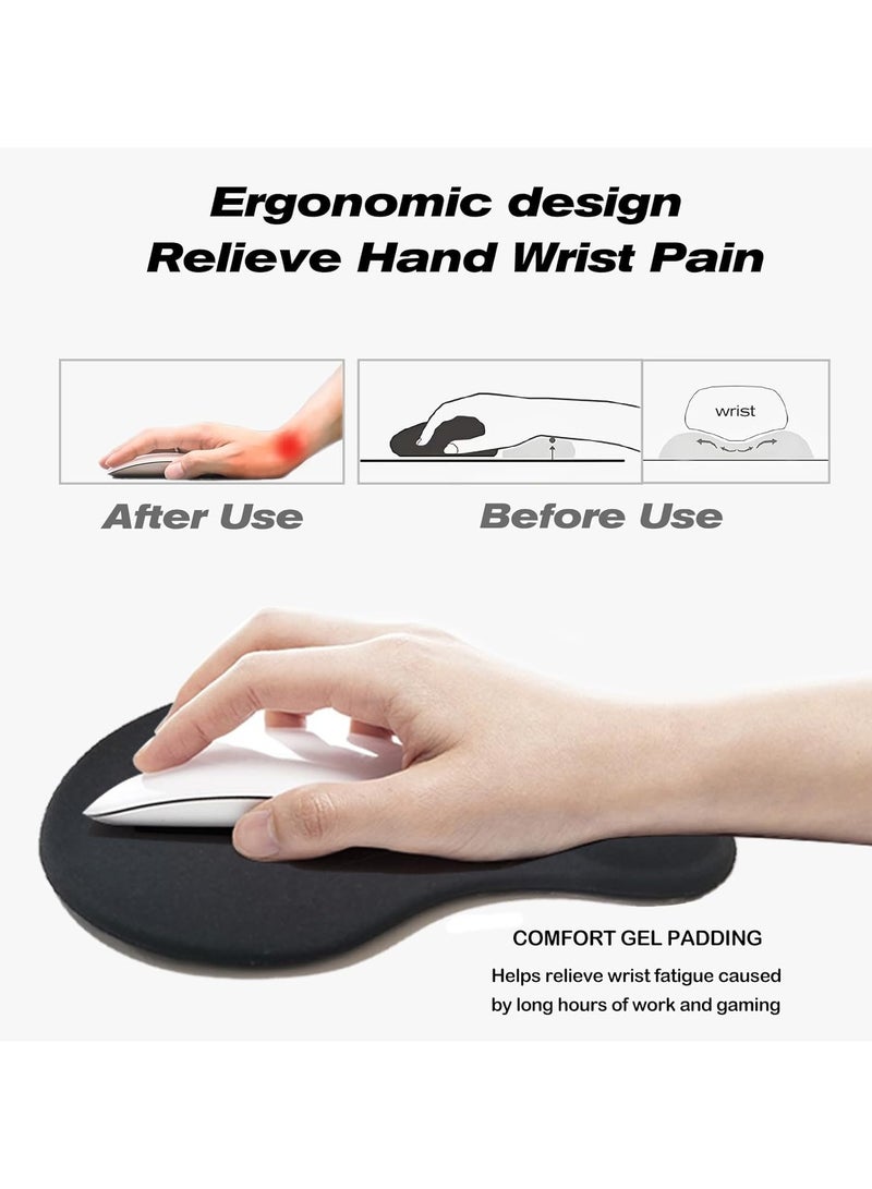 Mouse Pad with Wrist Support – Comfortable Desktop Mouse Pad with Cushion for Better Ergonomics  - Image 2