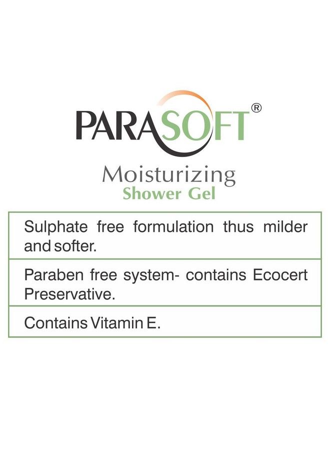 Parasoft Moisturizing & Nourishing Shower Gel With Aloe Vera Vitamin E & Glycerine For Dry & Sensitive Skin For Daily Bathing Use For Men & Women100Ml(Pack Of 3) - Image 5