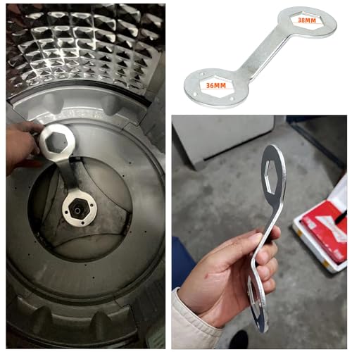TorSor 2 Pack Washer Spanner Wrench 36mm 38mm Double-ended Hex Tub Nut Hexagon Wrenches for Washing Machine Clutch Repair Install Disassembly Tools - Image 5