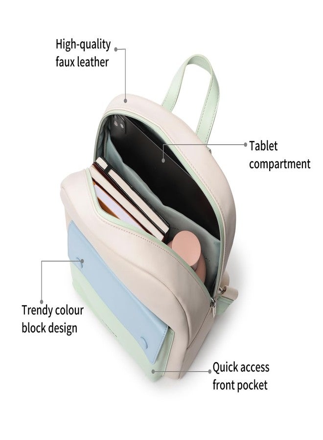 fastrack Dual-Tone Backpack for Men & Women | Lightweight Structured Bag with Main Compartment, Front Flap Pocket & Side Bottle Holders | Minimal Everyday Backpack for College, Work & City Life - Image 3