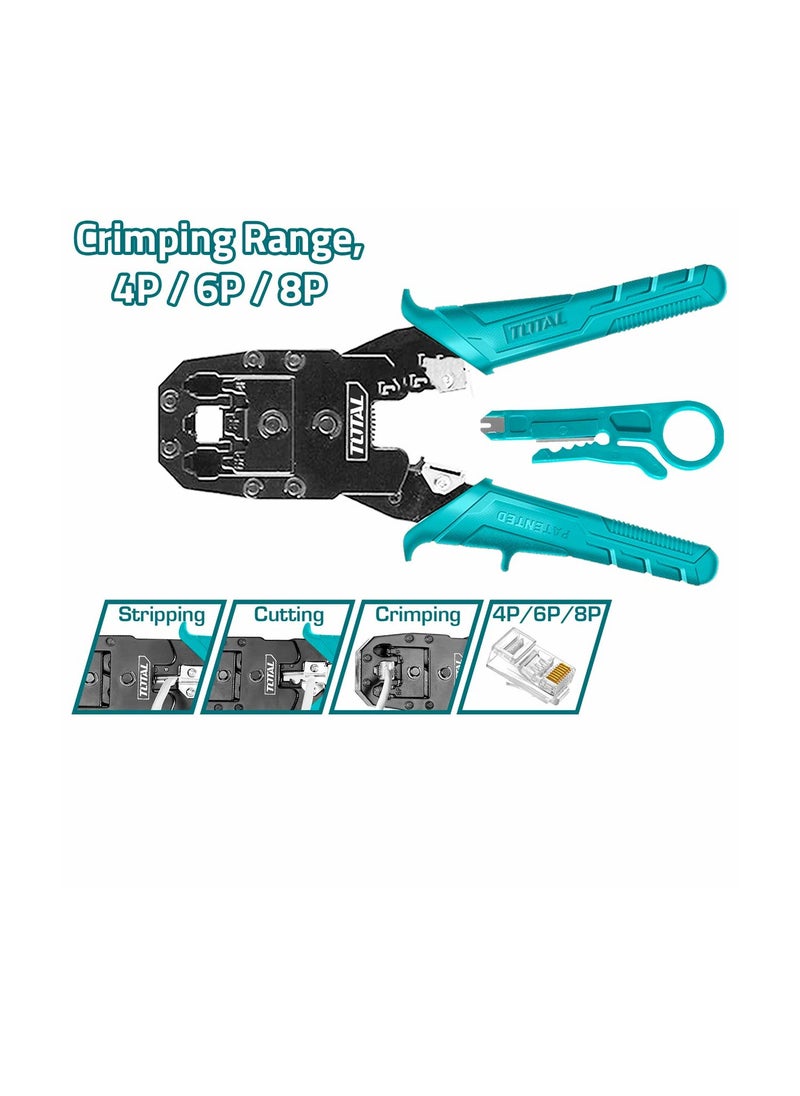 TOTAL Net and Telephone Connection Crimper and Wire Stripping  - Image 1