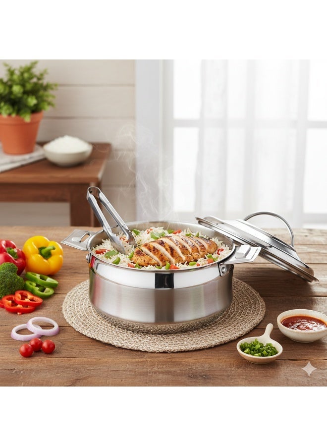 ماكسيما ✨ Maxima | طقم حافظات طعام ستيل فاخر (1000 | 1500 | 2500 مل) 🍲🔥 - Image 2