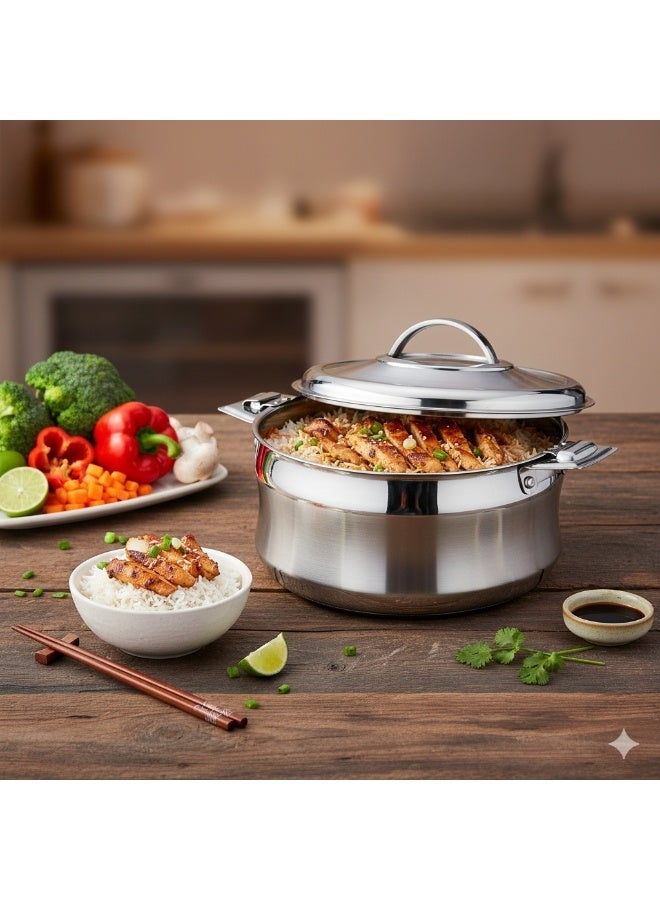 ماكسيما ✨ Maxima | طقم حافظات طعام ستيل فاخر (1000 | 1500 | 2500 مل) 🍲🔥 - Image 3