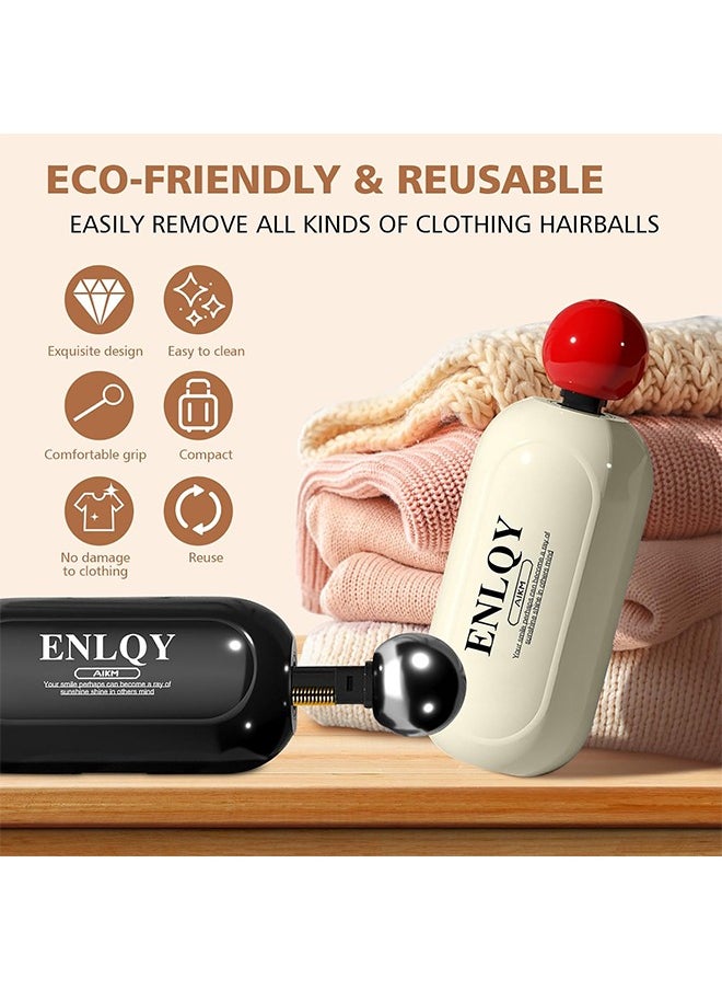 ENJOY Reusable Sticky Roller, lint remover, Lint Roller, Mini Portable Lint Roller for Clothes Pet Hair, 2 in 1 Washable Gel Handy Roller Lint with Scraper for Travel Office Home (White)  - Image 4