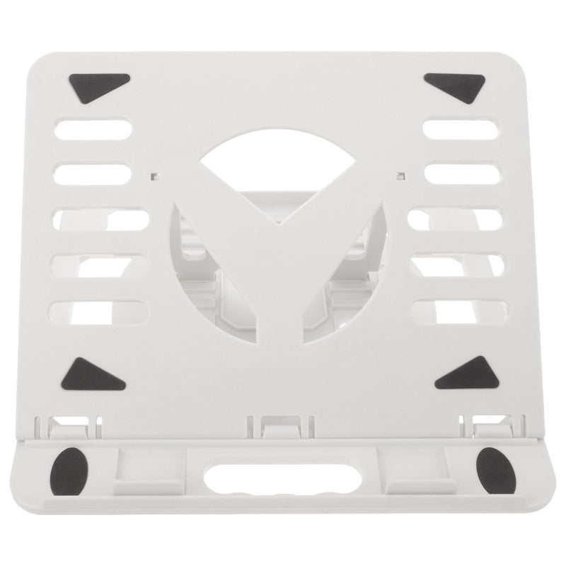 Adjustable Folding Laptop Stand Portable Cooling Bracket Holder White for Office Travel - Image 2