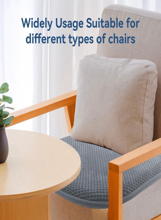 SWEMSTAR Kitchen Chair Pads - Memory Foam Seat Cushion for Chairs Non Slip Seat Pad for Living Room Office - Image 5