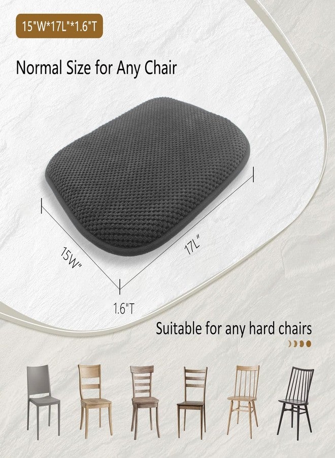 SWEMSTAR Kitchen Chair Pads - Memory Foam Seat Cushion for Chairs Non Slip Seat Pad for Living Room Office - Image 4