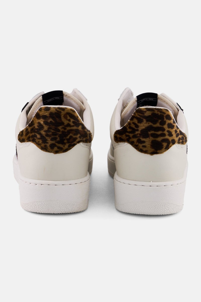 Victoria Women Lace Up Casual Shoes, Cream  - Image 2