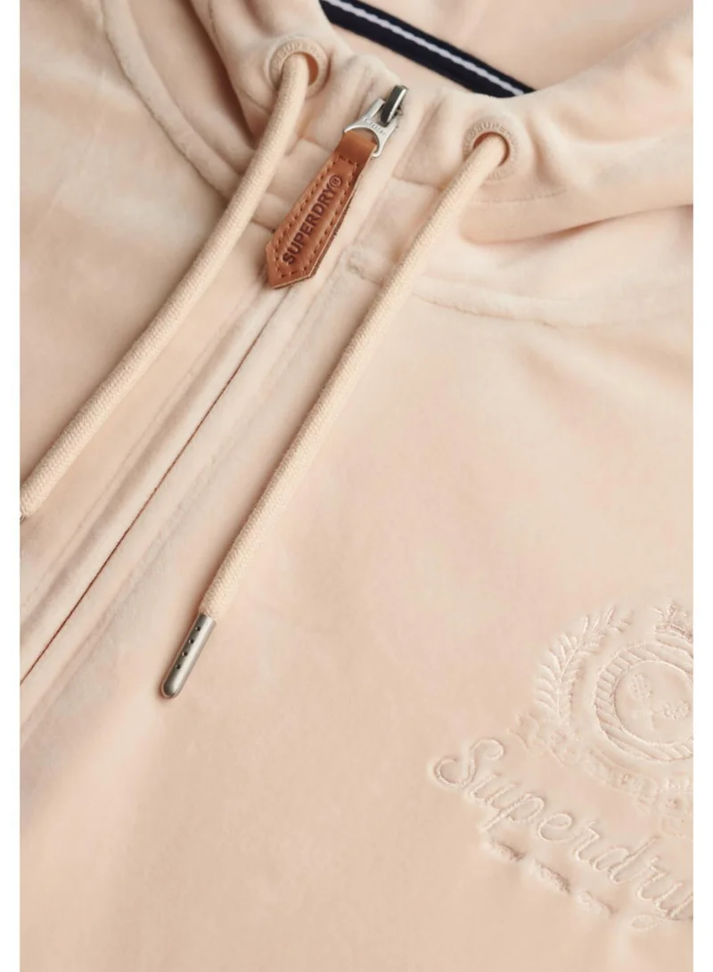 Superdry  Country Club Velour Zip Hoodie for Women | Best Price UAE