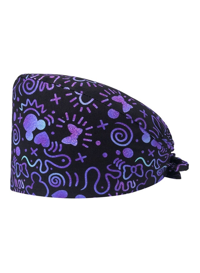 Surgical Caps Medical Scrub Hat  Long Hair Dentist Skullcaps Veterinary Hats with Botton Chef Nursing Hats