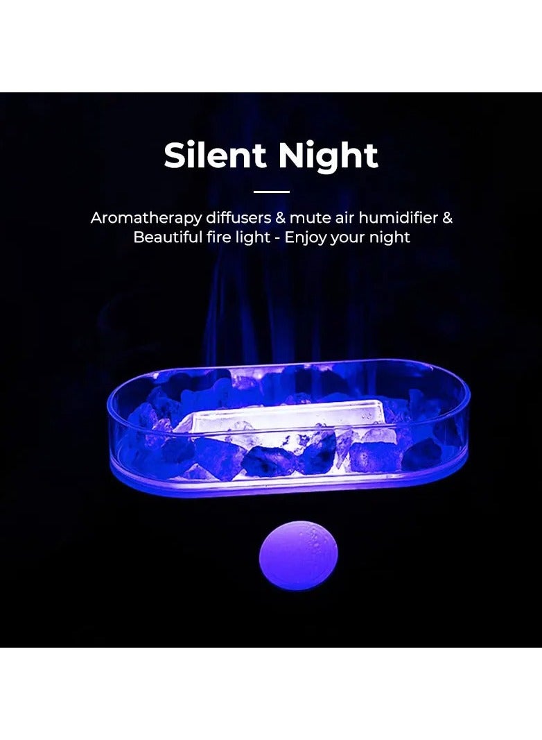 Salt Lamp Aroma Diffuser 200ML Large Capacity Water Tank 4 Colors Essential Oil, Steam Generator Electric Scent For Home And Bedroom  - Image 3