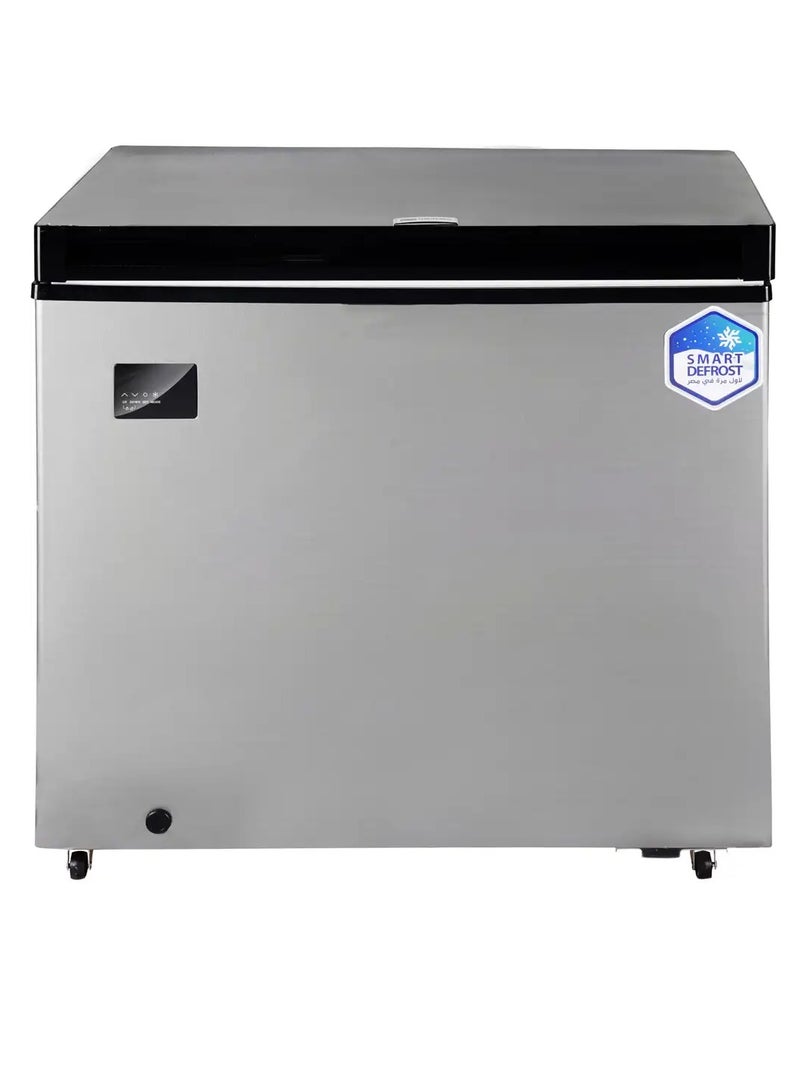 يونيون إير ديب فريزر دى فروست افقي يونيون اير، 250  حوض  داخلي ستانلس ستيل  سعة 185لتر صافي UC-250VVA-DHS - فضي - Image 1