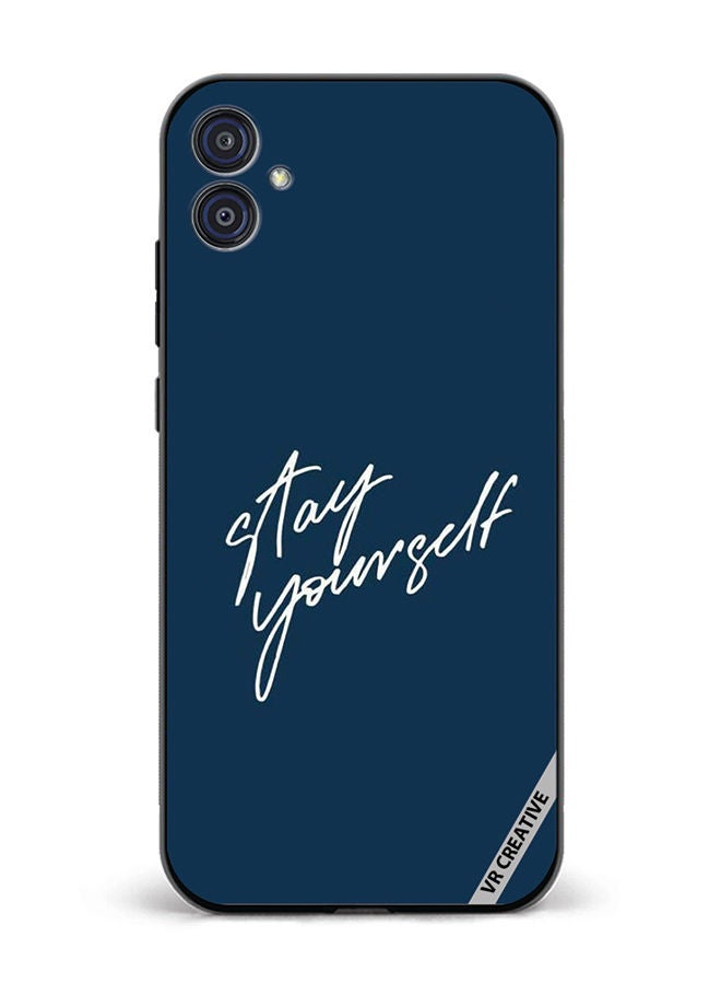 VR CREATIVE Protective Case Cover For Samsung Galaxy M04/F04 Stay Yourself Design Multicolour - Image 1