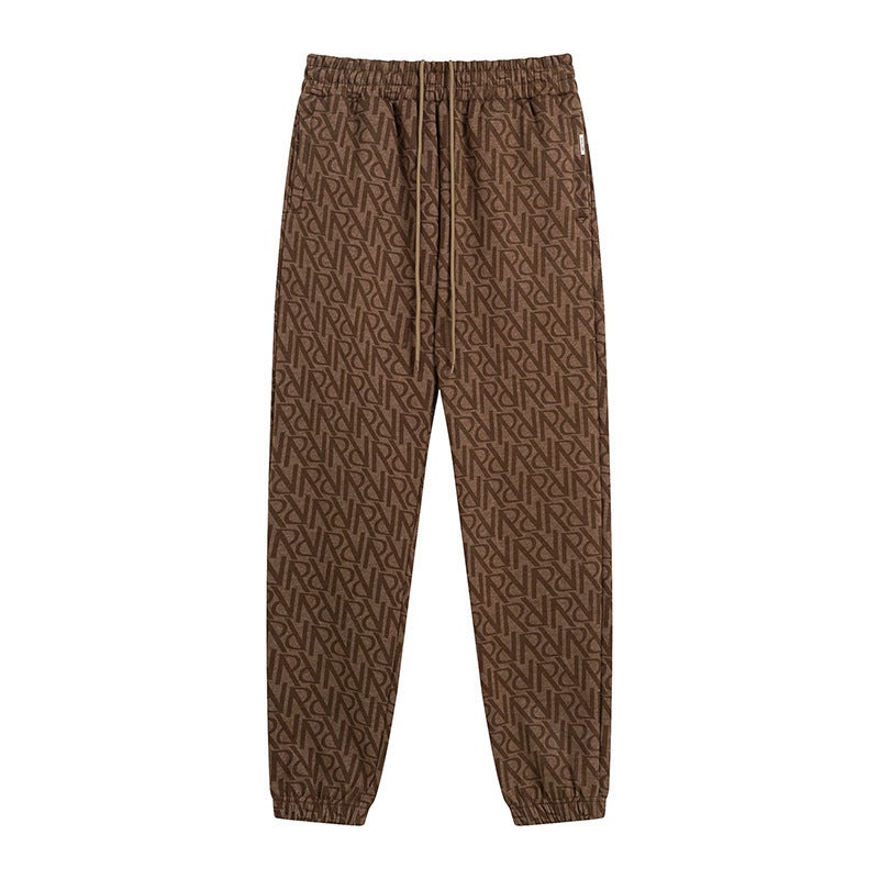 Trade Representative Pants, Long Pants For Men And Women, Loose Sweatpants, High Street Sports Casual Pants, Pure Cotton Comfortable - Image 1