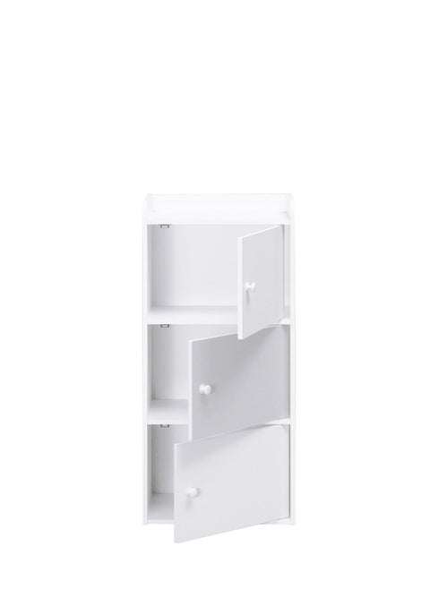 3-Tier Kids Storage Cabinet With Doors