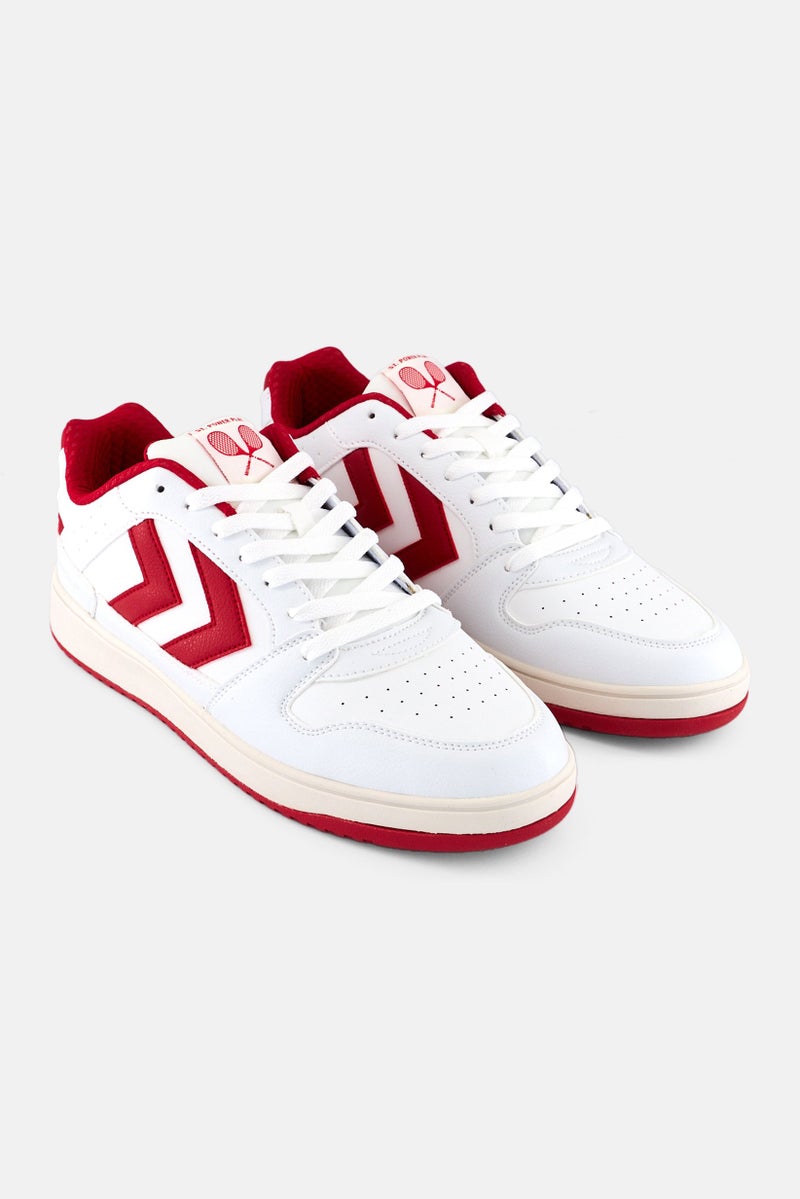 Hummel Men St Power Play Lace Up Outdoor Shoes, White - Image 1