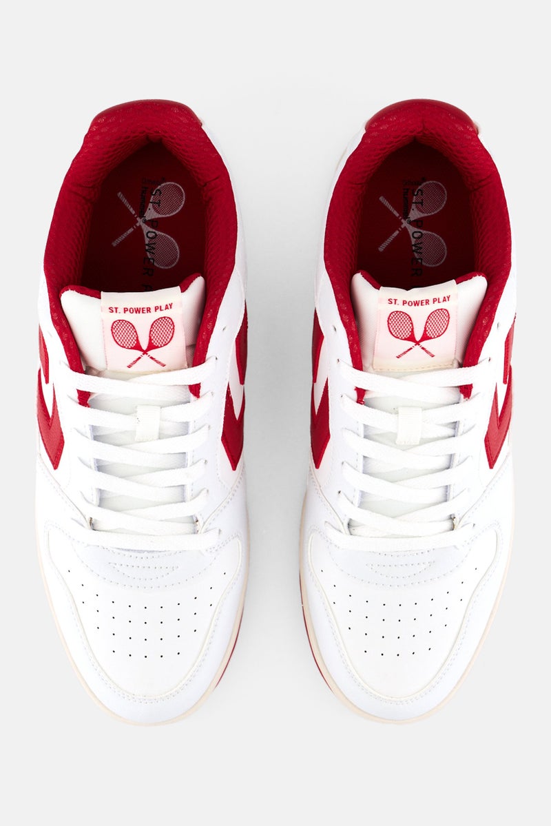 Hummel Men St Power Play Lace Up Outdoor Shoes, White - Image 3