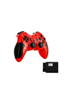Zero Wireless Gamepad - 7 in 1 for PS1, PS2, PS3, Laptop, PC, USB, Android TV, Android Media Box - with battery - Red Color  - Image 1
