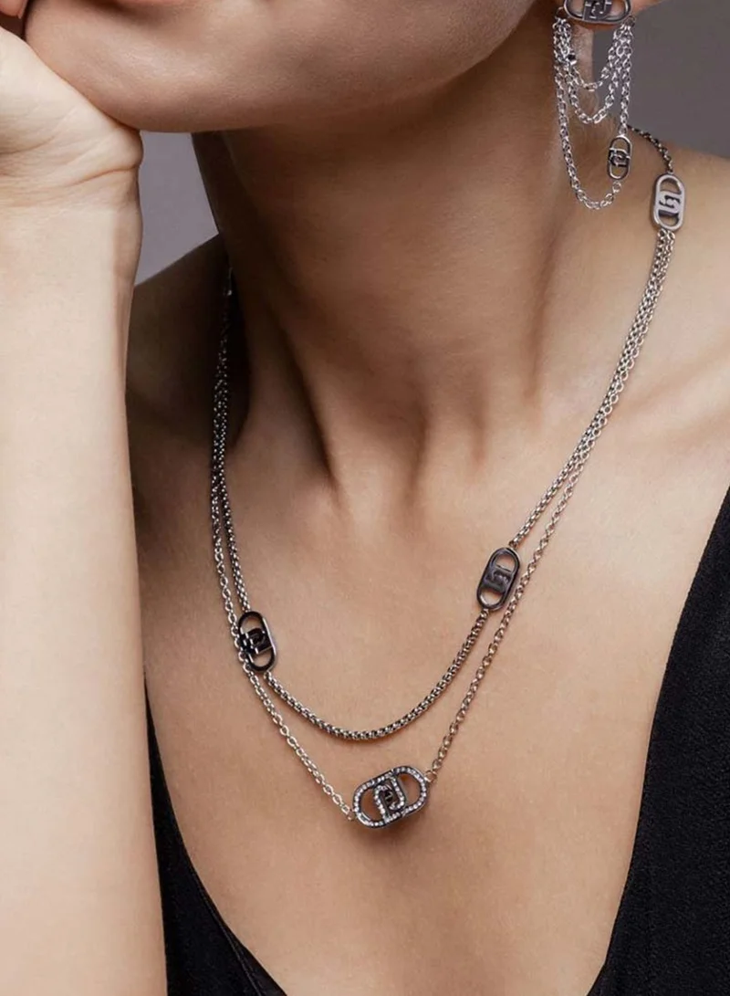 ليو جو قلادة لي جو فلوت فضية