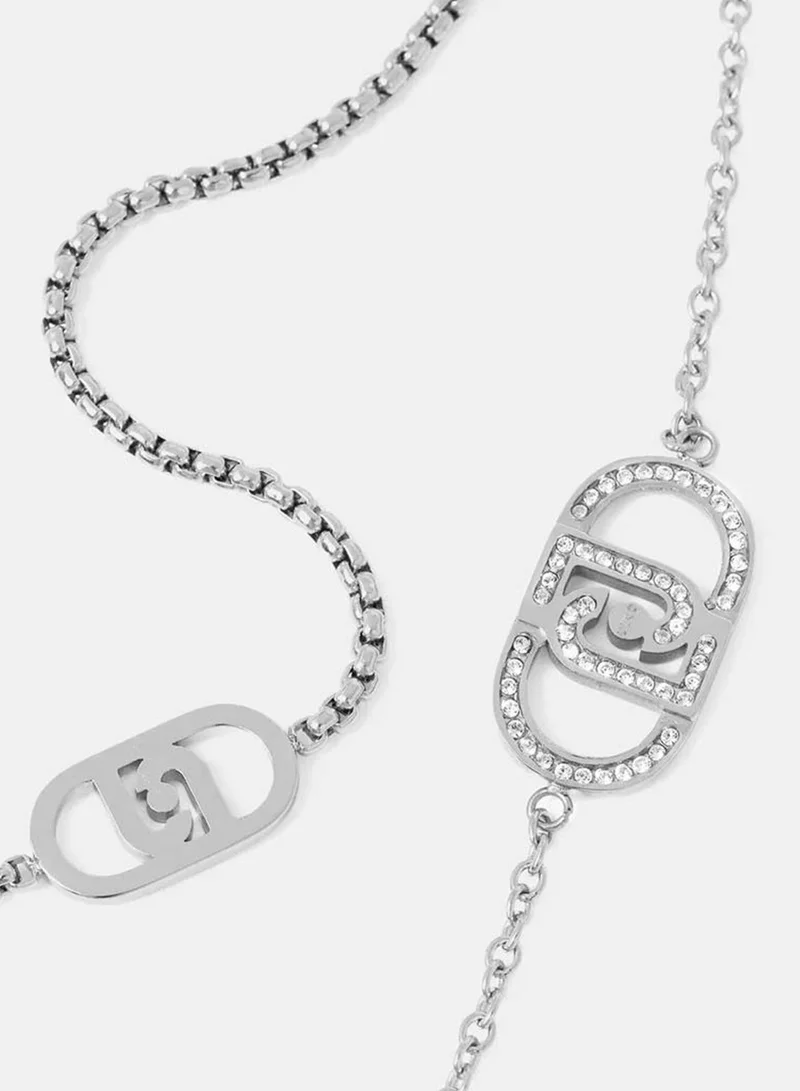 Liu Jo  Liu Jo Floet Silver Necklace for Women | Best Price UAE
