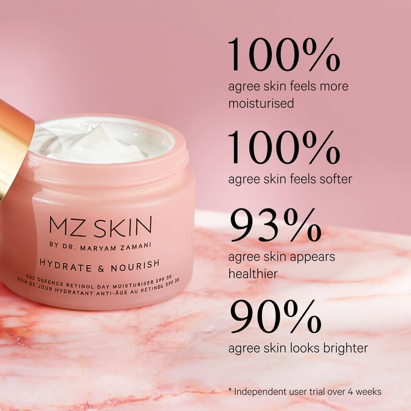 MZ Skin MZ SKIN Hydrate  Nourish Age Defence Retinol Day Moisturiser Spf 30  - Image 4