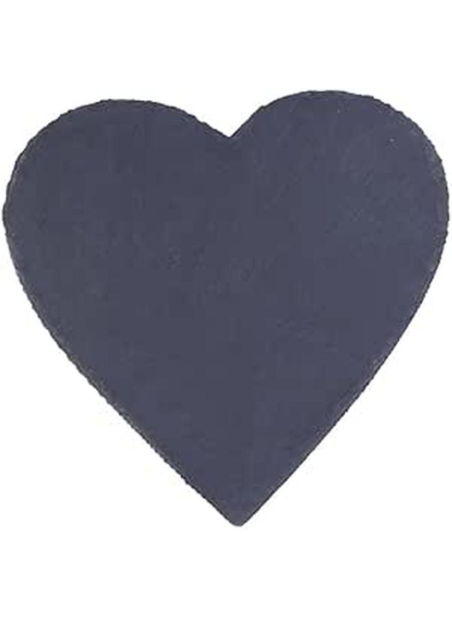 Heart Shaped Natural Stone Serving Tray Eco Friendly Material for Cake Sushi Pizza Fruit - Image 1