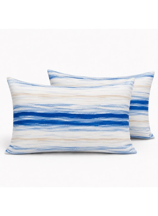 snooze Pillowcases set, 2 pcs, 50*70 cm, Azure design - Image 1