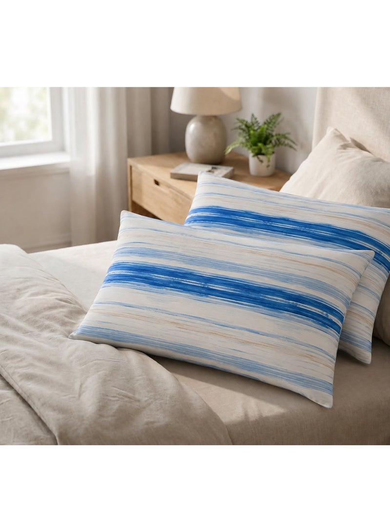 snooze Pillowcases set, 2 pcs, 50*70 cm, Azure design - Image 2