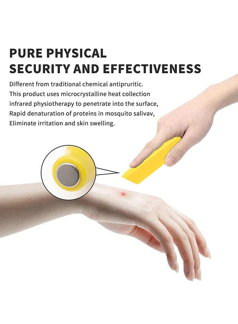 Nsect Sting Bite Relief Electronic Mosquito Bites Itching Treatment Tool Thermal Frequency Pulse antipruritic Stick Fast Symptom Relief,Reduce Pain Portable USB Rechargeable - Image 3