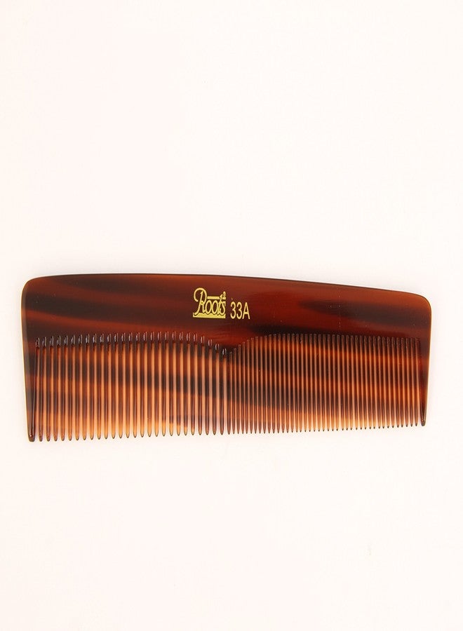 روتس مشط روتس الكلاسيكي | أسنان مزدوجة للتصفيف وفك التشابك | أسنان دائرية ناعمة تمنع تلف الشعر وفروة الرأس | للرجال والنساء ذوي الشعر الأملس والطويل والمموج | شحنة كهربائية منخفضة | للاستخدام على الشعر الرطب والجاف | رقم الموديل 33A - Image 1
