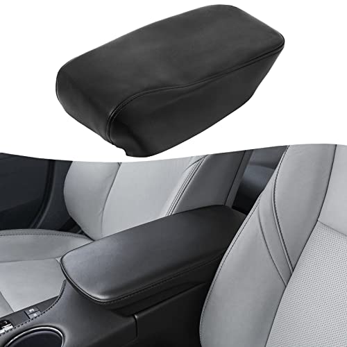 KBH Car Center Console Armrest Cover Replacement for Toyota Avalon 2013-2018, Vinyl Leather Arm Rest Skin Upholstery, Anti-Scratch, Black (Without Lid) - Image 1