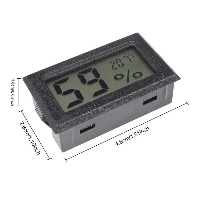 PAXMAX Mini LCD Indoor Convenient Temperature Sensor Humidity Meter Thermometer Hygrometer Gauge - Image 2