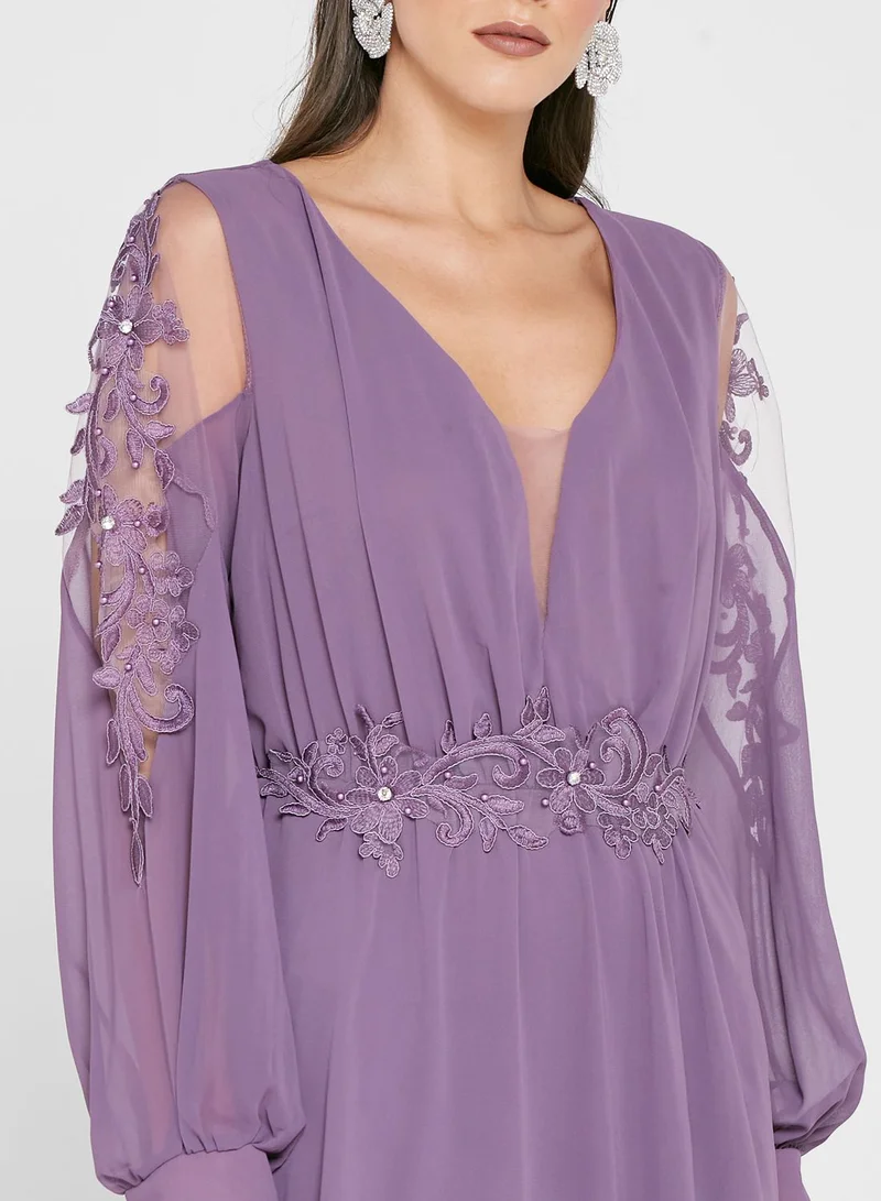 Ella Limited Edition Floral Detail Maxi Dress