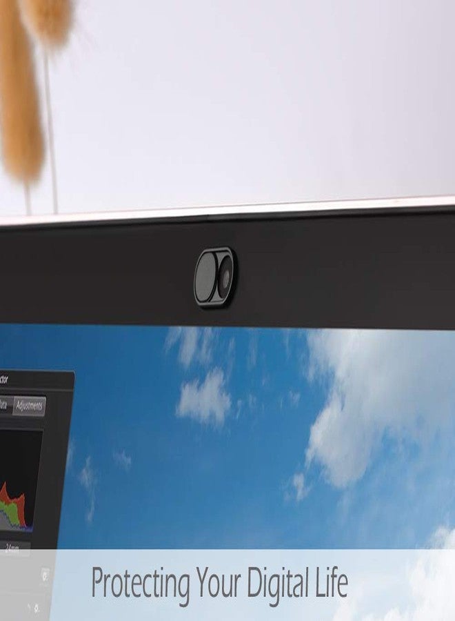 CloudValley Camera Cover Slide, 0.023Inch Ultra-Thin Black&White, Web Webcam Cover for MacBook air, Laptop, iMac, Desktop, PC, MacBook Pro, iPad, iPhone 8/7/6, Privacy Protection [2 Packs] - Image 4