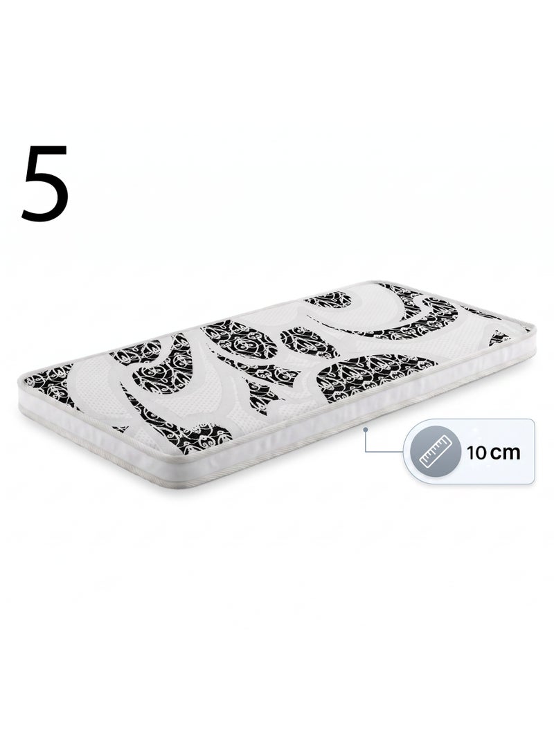 Premium Baby Travel Cot Mattress, 120 × 60 cm, 10 cm Thick – Padded, Breathable & Hypoallergenic (Mattress Only) - Image 1