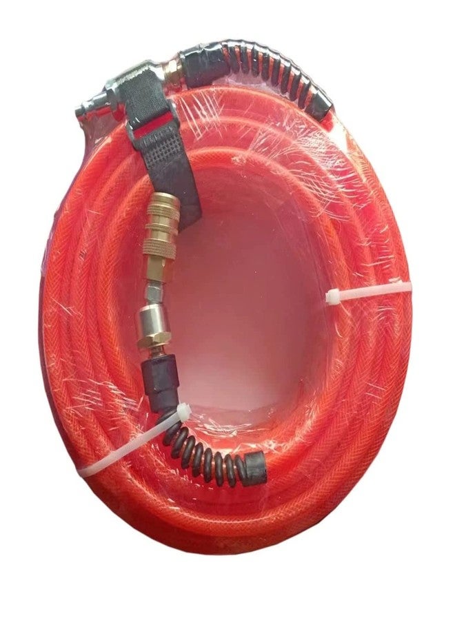 Zeluga PU14100TR 1/4in. x 100ft. Polyurethane Transparent and Wire Reinforced Air Hose, Transparent Red - Image 3