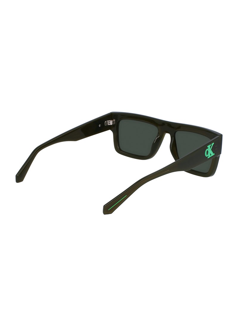 Calvin Klein Jeans - Unisex Rectangular Sunglasses - CKJ23642S-306-5419 - Lens Size: 54 Mm - Image 1