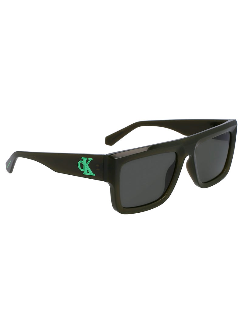 Calvin Klein Jeans - Unisex Rectangular Sunglasses - CKJ23642S-306-5419 - Lens Size: 54 Mm - Image 1
