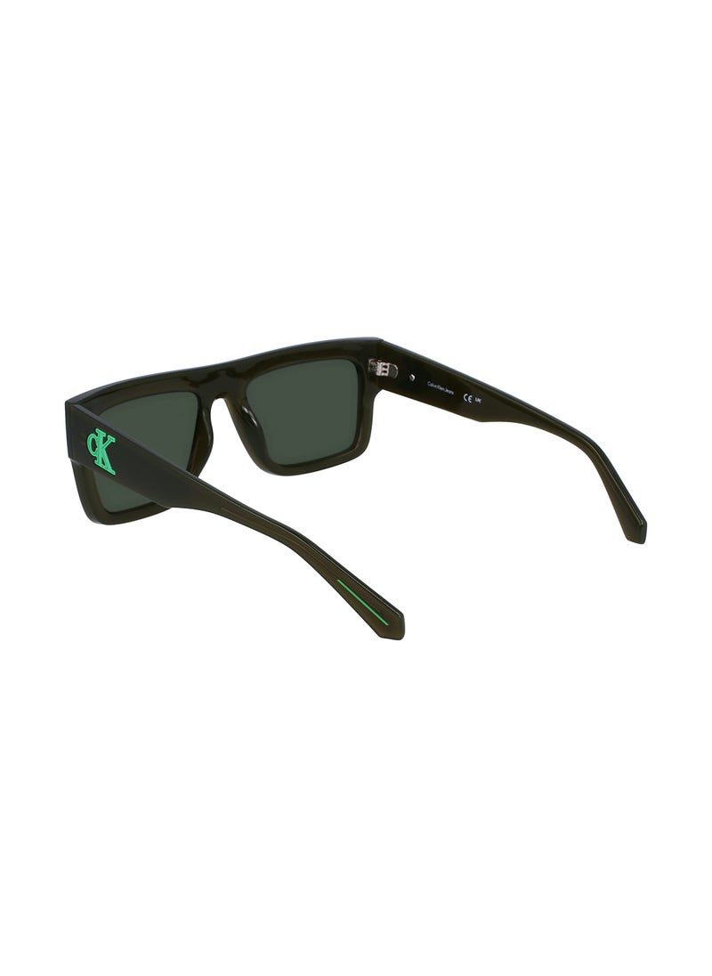 Calvin Klein Jeans - Unisex Rectangular Sunglasses - CKJ23642S-306-5419 - Lens Size: 54 Mm - Image 1