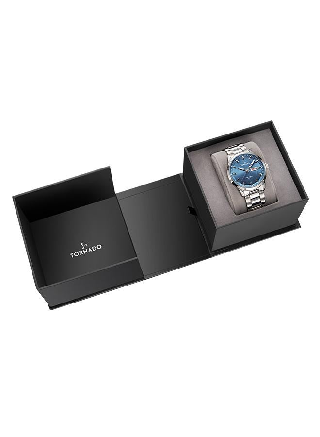 TORNADO Spectra Analog T23001-Sbsl Men'S Analog Display Watch & Stainless Steel Strap Silver - Image 4