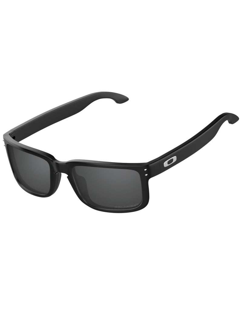 PapaViva Replacement Lenses for Oakley Holbrook XL OO9417 59mm Sunglass Solid Black Polarized - Image 3