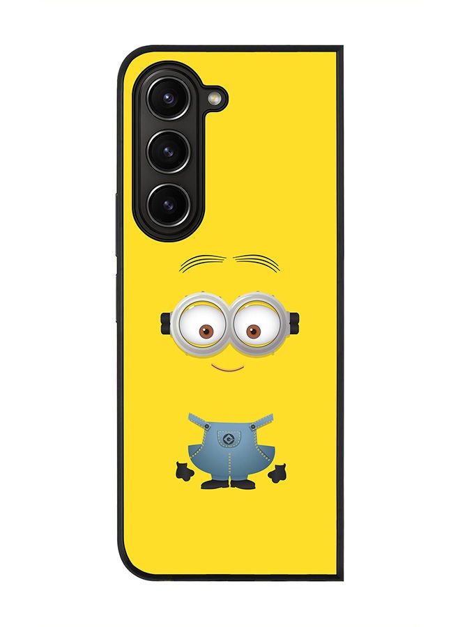 Stylizedd Rugged Black edge case for Samsung Galaxy Z Fold5, Slim fit Soft Case Flexible Rubber Edges Anti Drop TPU Gel Thin Cover -  Minion 2 - Image 1