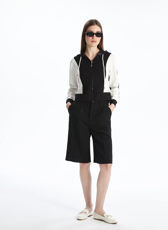 LC WAIKIKI Hooded Color Block Women's Zip-Up Sweatshirt - Image 2