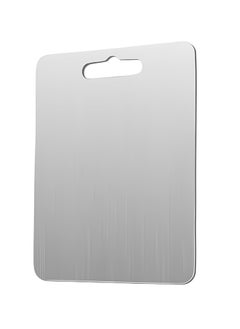 Beauenty 304 Stainless Steel Cutting Board For Kitchen,Meat,Fruit,Pastry,Pizza,Cheese,Vegetable Metal Cutting Board,meat Cutting Board For Anti-skid Double Side,Dough Board（39 * 28cm）  - Image 1