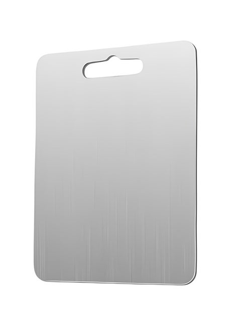 304 Stainless Steel Cutting Board For Kitchen,Meat,Fruit,Pastry,Pizza,Cheese,Vegetable Metal Cutting Board,meat Cutting Board For Anti-skid Double Side,Dough Board（39 * 28cm）