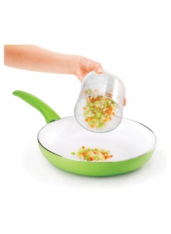 Metaltex Vegetable Chopper Onion Cutter 27.5 x 10 cm  Manual Food Chopper for Kitchen Dishwasher Safe (White) Kitchen Tool Cutter to Cut Onion Salad Tomato Potato  - Image 3