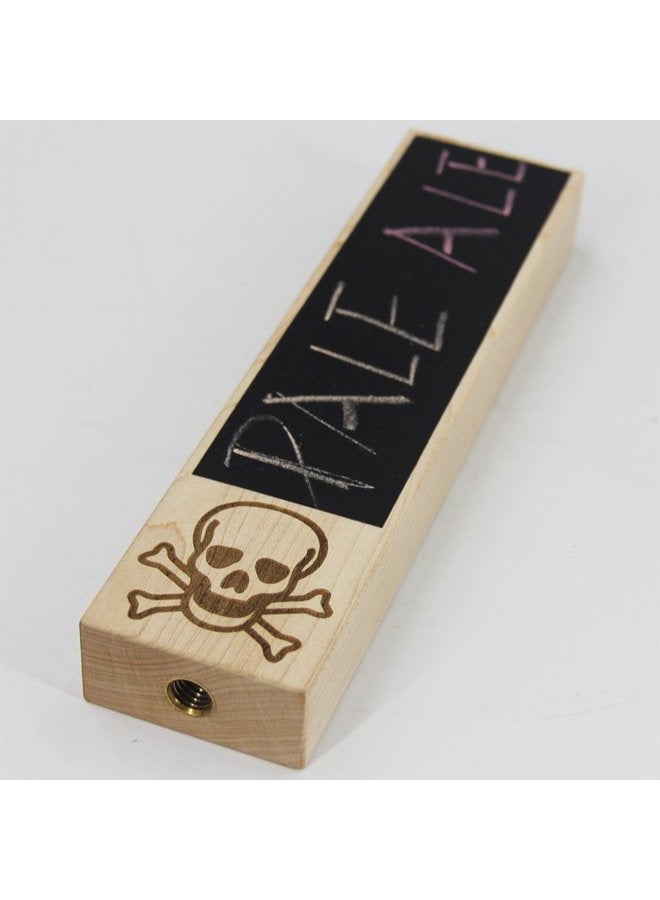 Fanfoobi Chalkboard Beer Tap Handle For Draft Beer Lover's Kegerator, Bar or Homebrew 8" L X 2" W X 1" T - Image 5