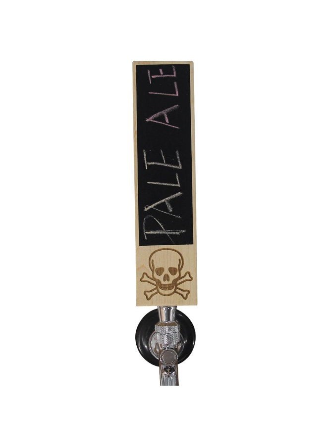 Fanfoobi Chalkboard Beer Tap Handle For Draft Beer Lover's Kegerator, Bar or Homebrew 8" L X 2" W X 1" T - Image 1