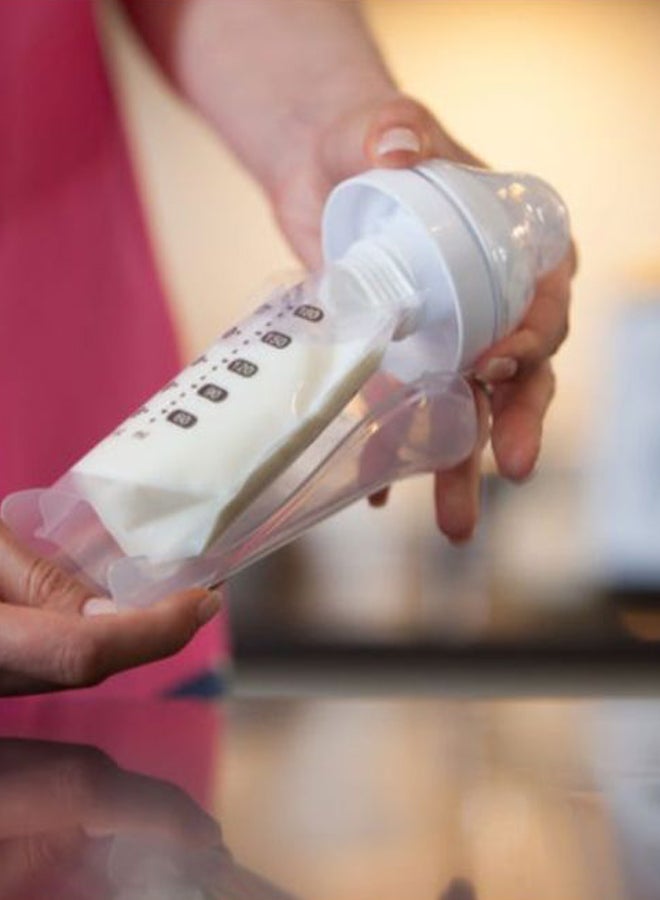 tommee tippee Pump And Go Breast Milk Storage Bags - White - Image 5